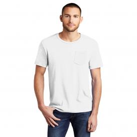 District DT6000P Young Mens Very Important Tee with Pocket - White