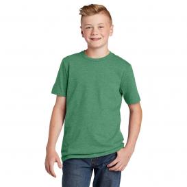 District DT6000Y Youth Very Important Tee -Heathered Kelly Green