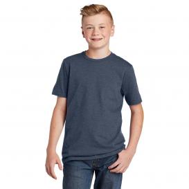 District DT6000Y Youth Very Important Tee - Heathered Navy