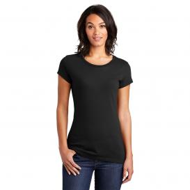 District DT6001 Women\'s Fitted Very Important Tee - Black