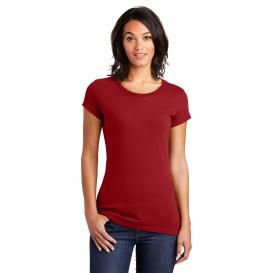 District DT6001 Women\'s Fitted Very Important Tee - Classic Red