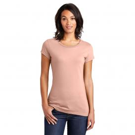 District DT6001 Women\'s Fitted Very Important Tee - Dusty Peach