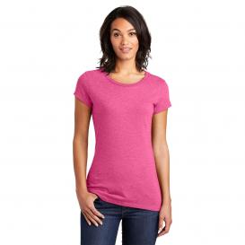 District DT6001 Women\'s Fitted Very Important Tee - Fuchsia Frost