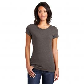 District DT6001 Women\'s Fitted Very Important Tee - Heathered Brown