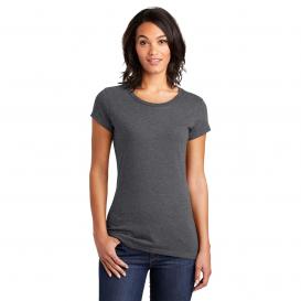 District DT6001 Women\'s Fitted Very Important Tee - Heathered Charcoal