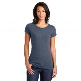 District DT6001 Women\'s Fitted Very Important Tee - Heathered Navy