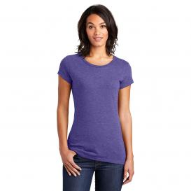 District DT6001 Women\'s Fitted Very Important Tee - Heathered Purple