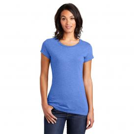 District DT6001 Women\'s Fitted Very Important Tee - Heathered Royal