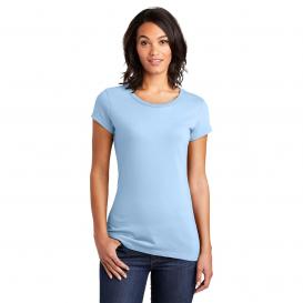 District DT6001 Women\'s Fitted Very Important Tee - Ice Blue