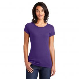 District DT6001 Women\'s Fitted Very Important Tee - Purple