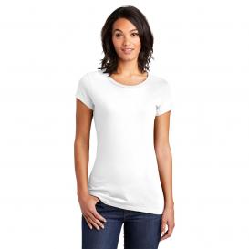 District DT6001 Women\'s Fitted Very Important Tee - White