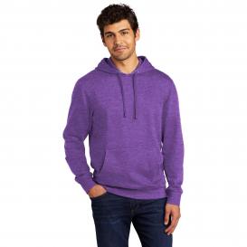 District DT6100 V.I.T. Fleece Pullover Hoodie - Heathered Purple