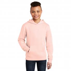 District DT6100Y Youth V.I.T. Fleece Hoodie - Rosewater Pink
