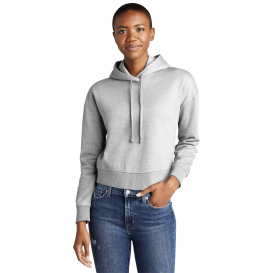 District DT6101 Womens V.I.T. Fleece Hoodie - Light Heather Grey