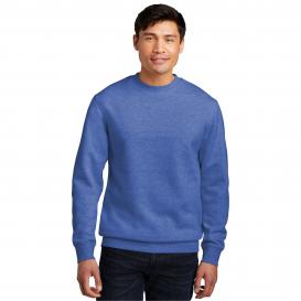 District DT6104 V.I.T. Fleece Crew Neck Sweatshirt - Royal Frost