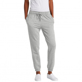 District DT6110 Women’s V.I.T. Fleece Sweatpants - Light Heather Grey