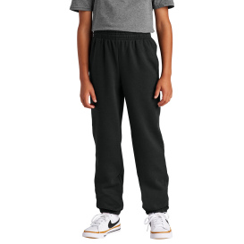 District DT6112Y Youth V.I.T Fleece Sweatpant - Black