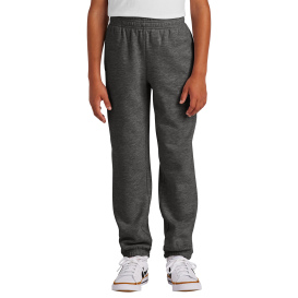 District DT6112Y Youth V.I.T Fleece Sweatpant - Heather Charcoal