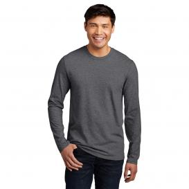 District DT6200 Very Important Long Sleeve Tee - Heathered Charcoal