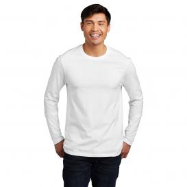 District DT6200 Very Important Long Sleeve Tee - White