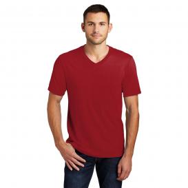 District DT6500 Very Important Tee V-Neck - Classic Red