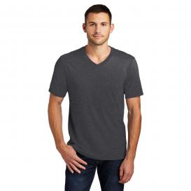 District DT6500 Very Important Tee V-Neck - Heathered Charcoal