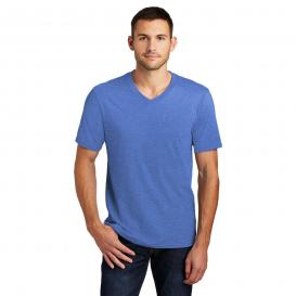 District DT6500 Very Important Tee V-Neck - Heathered Royal