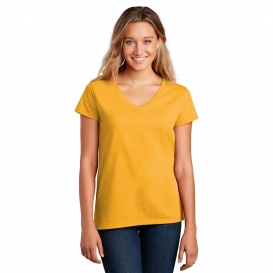 District DT8001 Women\'s Re-Tee V-Neck - Maize Yellow