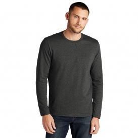 District DT8003 Re-Tee Long Sleeve - Charcoal Heather