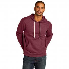 District DT8100 Re-Fleece Pullover Hoodie - Maroon Heather