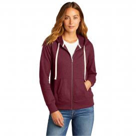 Maroon full best sale zip hoodie