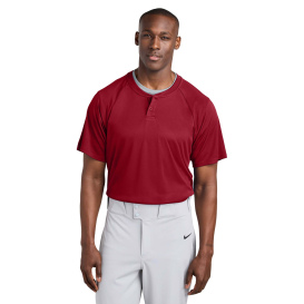 Sport-Tek ST359 PosiCharge Competitor 2-Button Henley - Deep Red