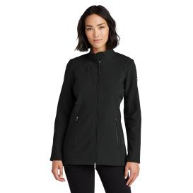 Eddie Bauer EB545 Ladies Stretch Soft Shell Jacket - Deep Black