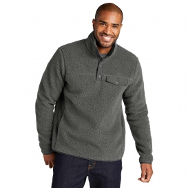 Port Authority F140 Camp Fleece Snap Pullover - Grey Steel