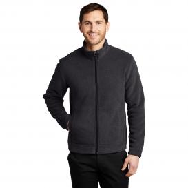 Port Authority F211 Ultra Warm Brushed Fleece Jacket - Graphite/Deep Black