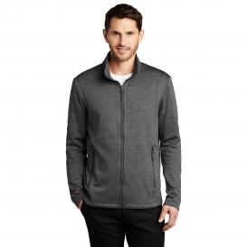 Port Authority F905 Collective Striated Fleece Jacket - Sterling Grey Heather