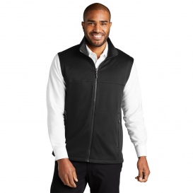 Port Authority F906 Collective Smooth Fleece Vest - Deep Black