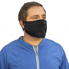 Port & Company FACECOVER 50/50 Cotton/Poly Face Covering - Black