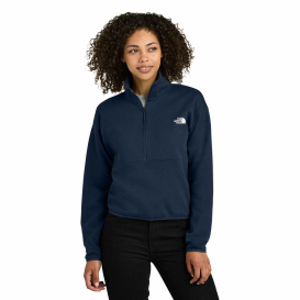 The North Face NF0A8C5H Ladies Double-Knit 1/2-Zip Fleece - Summit Navy