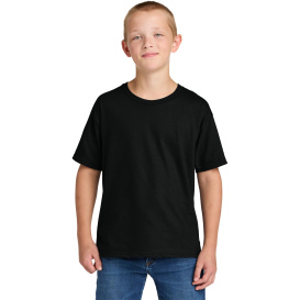 Jerzees IC46B Ultimate Youth Ring Spun T-Shirt - Black Ink