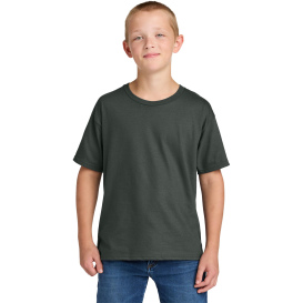 Jerzees IC46B Ultimate Youth Ring Spun T-Shirt - Charcoal Gray