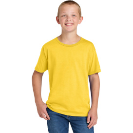 Jerzees IC46B Ultimate Youth Ring Spun T-Shirt - Island Yellow