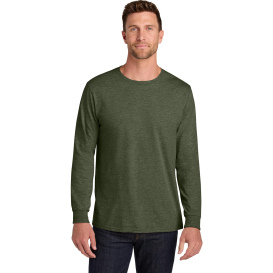 Jerzees IC46L Unisex Ring Spun Long Sleeve T-Shirt - Military Green Heather