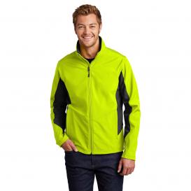 Port Authority J318 Core Colorblock Soft Shell Jacket - Safety Yellow/Black