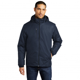 Port Authority J332 Vortex Waterproof 3-in-1 Jacket - River Blue Navy ...