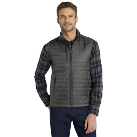 Port Authority J851 Packable Puffy Vest - Sterling Grey/Graphite
