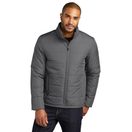 Port Authority J852 Puffer Jacket - Shadow Grey