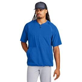 Sport-Tek JST489 Repeat 1/2-Zip Short Sleeve Jacket - True Royal