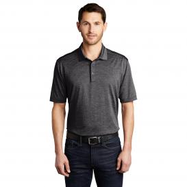 Port Authority K585 Shadow Stripe Polo - Deep Black