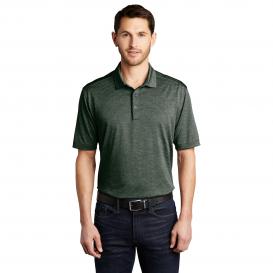 Port Authority K585 Shadow Stripe Polo - Deep Forest Green